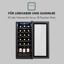 Shiraz 18 Slim Uno Weinkühlschrank 50l 18Fl Touch-Bedienfeld 5-18°C -Haushaltsgeräte Förderung 10035026 de 0003 logo