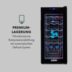 Shiraz 18 Slim Uno Weinkühlschrank 50l 18Fl Touch-Bedienfeld 5-18°C -Haushaltsgeräte Förderung 10035026 de 0005 logo