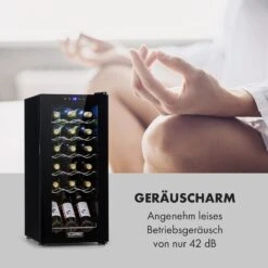 Shiraz 18 Slim Uno Weinkühlschrank 50l 18Fl Touch-Bedienfeld 5-18°C -Haushaltsgeräte Förderung 10035026 de 0009 logo