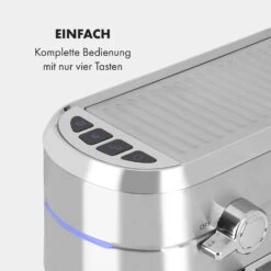 Futura Espressomaker 20 Bar 1450 Watt 20 Bar Wassertank: 1,25 Liter Rostfreier Edelstahl 17 Futura Espressomaker 20 Bar 1450 Watt 20 Bar Wassertank: 1,25 Liter Rostfreier Edelstahl -Haushaltsgeräte Förderung 10035183 de 0006 logo