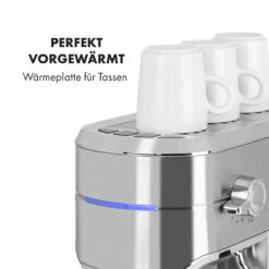 Futura Espressomaker 20 Bar 1450 Watt 20 Bar Wassertank: 1,25 Liter Rostfreier Edelstahl 19 Futura Espressomaker 20 Bar 1450 Watt 20 Bar Wassertank: 1,25 Liter Rostfreier Edelstahl -Haushaltsgeräte Förderung 10035183 de 0008 logo