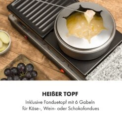Fonduelette XL 3-in-1 Raclettegrill Fondue Naturstein 1650W 12 Pers -Haushaltsgeräte Förderung 10035220 de 0004 logo
