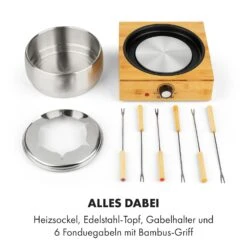 Bambus Fondue Edelstahl-Topf 800W -Haushaltsgeräte Förderung 10035221 de 0004 logo