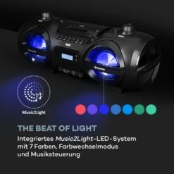 Soundblaster DAB Boombox Bluetooth CD/MP3/USB/AUX DAB+/UKW LED 50Wmax. -Haushaltsgeräte Förderung 10035222 de 0004 logo