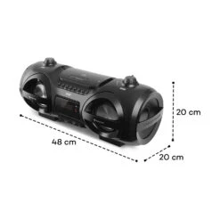 Soundblaster DAB Boombox Bluetooth CD/MP3/USB/AUX DAB+/UKW LED 50Wmax. -Haushaltsgeräte Förderung 10035222 yy 0009 logo