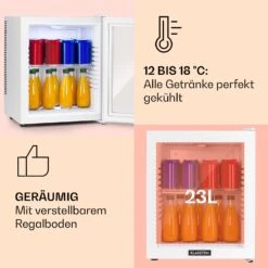 Brooklyn 24 Mini-Kühlschrank Glastür LED Ablage 12 Brooklyn 24 Mini-Kühlschrank Glastür LED Ablage -Haushaltsgeräte Förderung 10035223 de 0004 usp