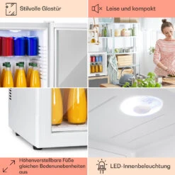 Brooklyn 32 Mini-Kühlschrank Glastür LED Ablage -Haushaltsgeräte Förderung 10035225 DE 0005 usp