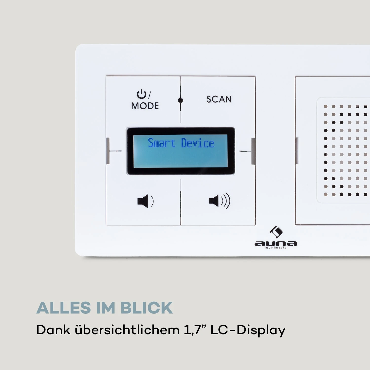 Auna DigiPlug UP Unterputz-Radio DAB+/FM BT LC-Display 8 Auna DigiPlug UP Unterputz-Radio DAB+/FM BT LC-Display - Image 6