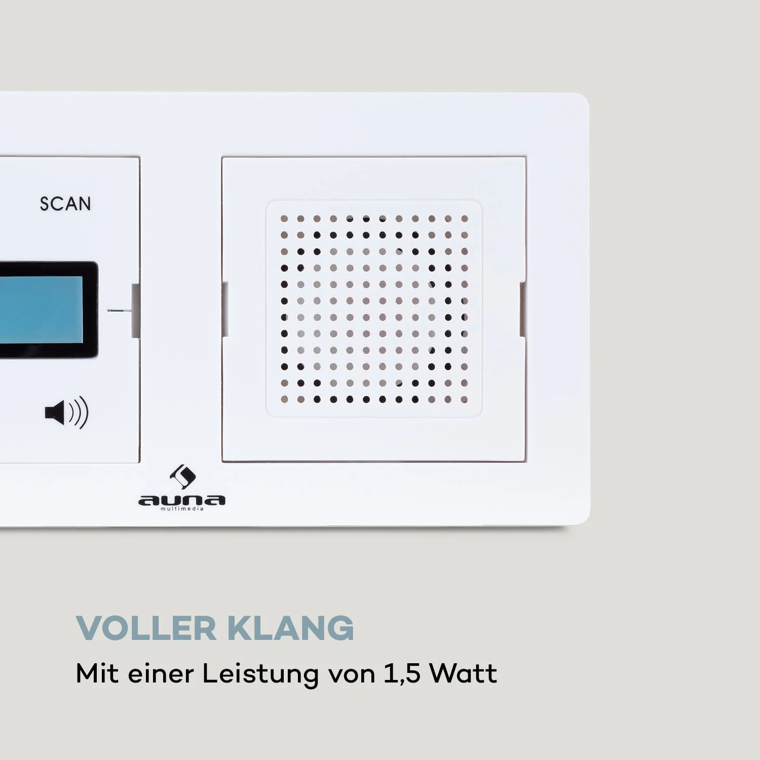 Auna DigiPlug UP Unterputz-Radio DAB+/FM BT LC-Display 9 Auna DigiPlug UP Unterputz-Radio DAB+/FM BT LC-Display - Image 7