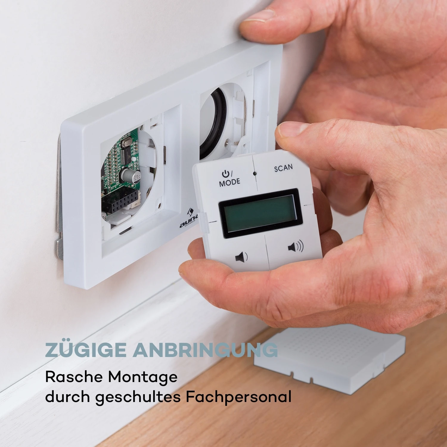 Auna DigiPlug UP Unterputz-Radio DAB+/FM BT LC-Display 11 Auna DigiPlug UP Unterputz-Radio DAB+/FM BT LC-Display - Image 9