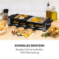 Bistecca Raclette 1200W Metall / Stein 8 Personen Kontroll-LED 11 Bistecca Raclette 1200W Metall / Stein 8 Personen Kontroll-LED -Haushaltsgeräte Förderung 10035293 de 0002 logo
