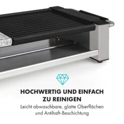 Bistecca Raclette 1200W Metall / Stein 8 Personen Kontroll-LED 12 Bistecca Raclette 1200W Metall / Stein 8 Personen Kontroll-LED -Haushaltsgeräte Förderung 10035293 de 0003 logo