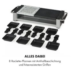Bistecca Raclette 1200W Metall / Stein 8 Personen Kontroll-LED 15 Bistecca Raclette 1200W Metall / Stein 8 Personen Kontroll-LED -Haushaltsgeräte Förderung 10035293 de 0006 logo