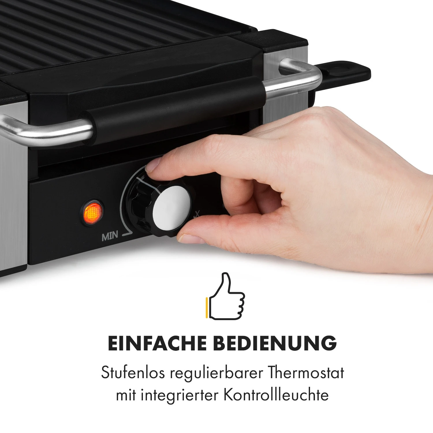 Bistecca Raclette 1200W Metall / Stein 8 Personen Kontroll-LED 9 Bistecca Raclette 1200W Metall / Stein 8 Personen Kontroll-LED - Image 7