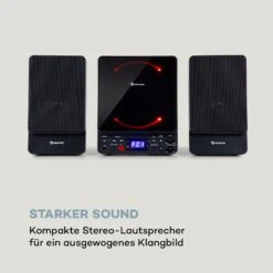 Microstar Vertikal-Stereoanlage CD-Player Bluetooth USB Fernbedienung -Haushaltsgeräte Förderung 10035301 de 0003 logo