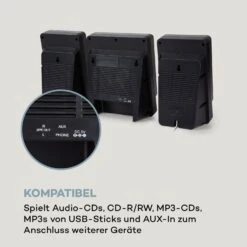 Microstar Vertikal-Stereoanlage CD-Player Bluetooth USB Fernbedienung -Haushaltsgeräte Förderung 10035301 de 0007 logo