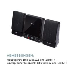 Microstar Vertikal-Stereoanlage CD-Player Bluetooth USB Fernbedienung -Haushaltsgeräte Förderung 10035301 de 0008 logo