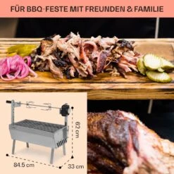 Sauenland Mini Rotisserie-Grill Drehspieß 4W 12kg Max. Edelstahl 14 Sauenland Mini Rotisserie-Grill Drehspieß 4W 12kg Max. Edelstahl -Haushaltsgeräte Förderung 10035371 de 0006 usp
