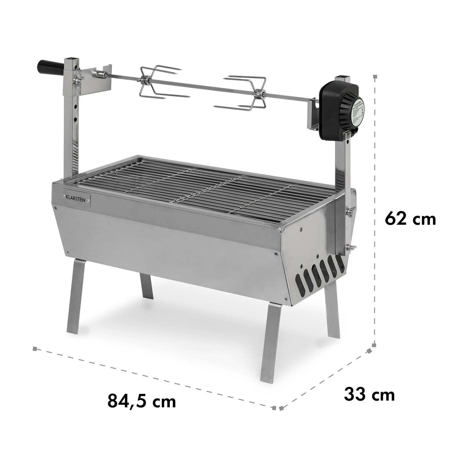 Sauenland Mini Rotisserie-Grill Drehspieß 4W 12kg Max. Edelstahl 9 Sauenland Mini Rotisserie-Grill Drehspieß 4W 12kg Max. Edelstahl - Image 7