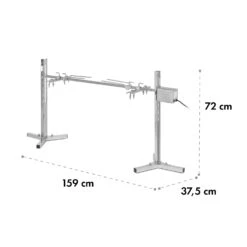 Sauenland Survivor Spanferkelgrill Drehspieß 12W 70kg Max. Edelstahl -Haushaltsgeräte Förderung 10035372 yy 0008 logo Klarstein Spanferkelgrill Sauenland Survivor
