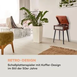 Sarah Ann Plattenspieler Bluetooth USB 33, 45 Und 78 U/min -Haushaltsgeräte Förderung 10035389 de 0002 logo