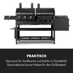 Kingsville Smoker Kombigrill Gas Kohle Smoker 13,5kW 3+1 Brenner -Haushaltsgeräte Förderung 10035409 de 0006 logo