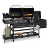 Kingsville Smoker Kombigrill Gas Kohle Smoker 13,5kW 3+1 Brenner -Haushaltsgeräte Förderung 10035409 yy 0001 titel