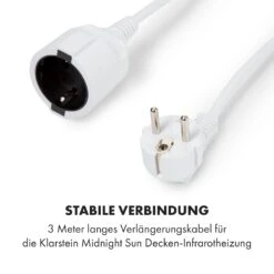 Midnight Sun Decken-Infrarotheizung 3 Meter Verlängerungskabel -Haushaltsgeräte Förderung 10035420 de 0003 logo