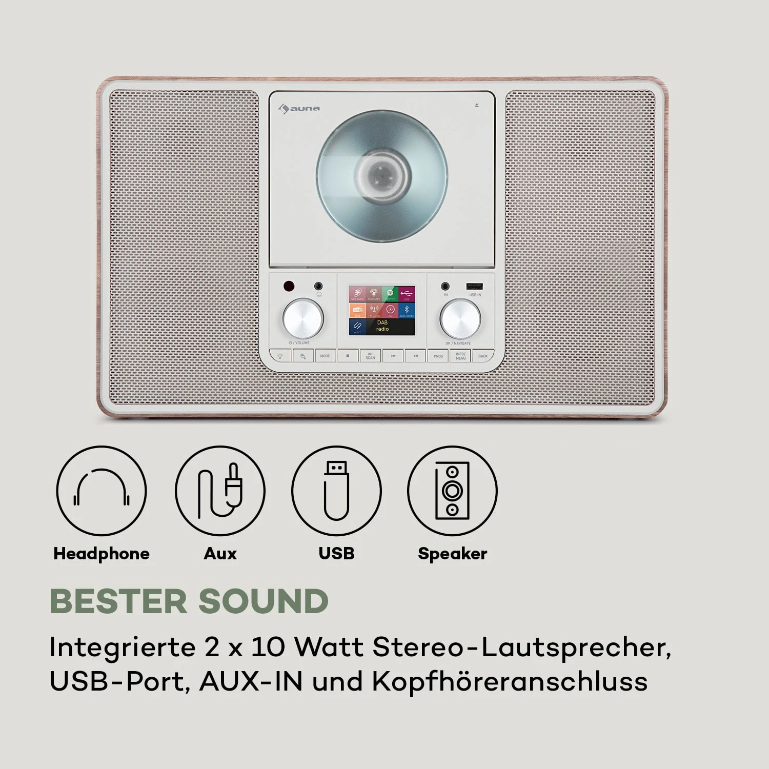 Scala VCD-IR Internetradio WLAN CD BT MP3 DAB+ UKW Radio 10 Scala VCD-IR Internetradio WLAN CD BT MP3 DAB+ UKW Radio - Image 8