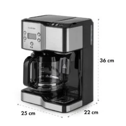 Caldetto Kaffeemaschine 1900W Heißwasserspender 17 Caldetto Kaffeemaschine 1900W Heißwasserspender -Haushaltsgeräte Förderung 10035476 yy 0008 logo Klarstein Caldetto Kaffeemaschine schwarz