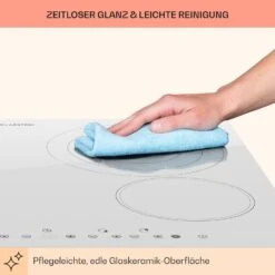 Virtuosa 4 Einbaukochfeld 4 Zonen 6500W Glaskeramik -Haushaltsgeräte Förderung 10035552 de 0008 usp