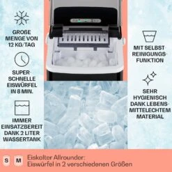 Arctic Porter Eiswürfelmaschine Bullet-Eis 12kg/24h Edelstahl 10 Arctic Porter Eiswürfelmaschine Bullet-Eis 12kg/24h Edelstahl -Haushaltsgeräte Förderung 10035553 de 0002 usp