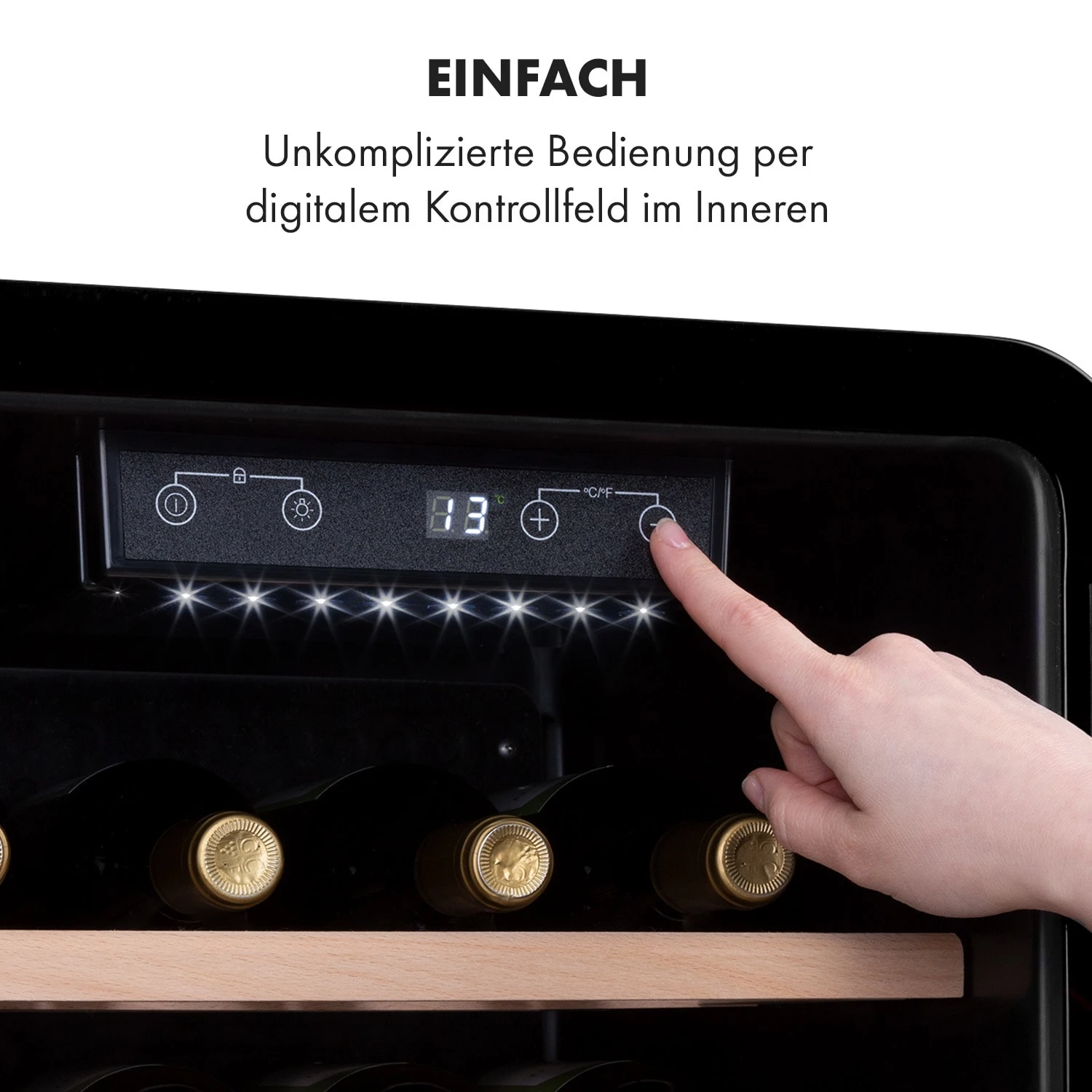 Vinetage 19 Uno Getränkekühler Kühlschrank 70 Ltr 4-22°C Retro-Design 6 Vinetage 19 Uno Getränkekühler Kühlschrank 70 Ltr 4-22°C Retro-Design - Image 4