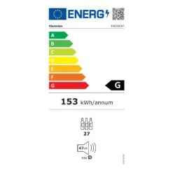 Bovella 27 Duo+ Zweizonen-Weinkühlschrank 74l 27 Fl. Glastür -Haushaltsgeräte Förderung 10035697 energy label