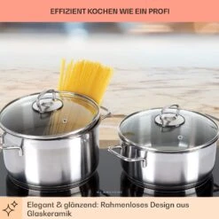 Cookbuddy Doppel-Kochfeld 2400W 5 Leistungsstufen Glaskeramik -Haushaltsgeräte Förderung 10035705 de 0003 usp