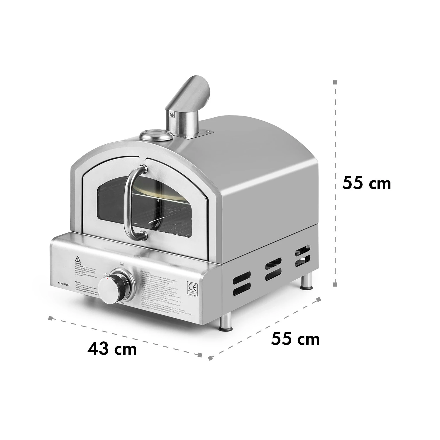 Pizzaiolo Neo Gas-Pizzaofen Inkl. Pizzastein Thermometer Edelstahl 12 Pizzaiolo Neo Gas-Pizzaofen Inkl. Pizzastein Thermometer Edelstahl - Image 10