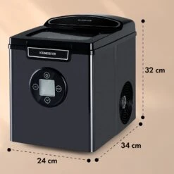 Icemeister 2G Eiswürfelmaschine 12kg/24h LC-Display Edelstahl -Haushaltsgeräte Förderung 10035712 yy 0011 dimensions