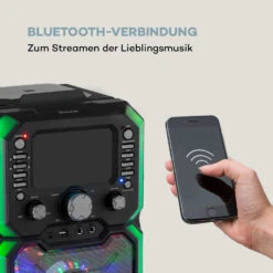 Rockstar Plus Karaoke-Anlage Karaokemaschine BT USP CD LED-Show RCA -Haushaltsgeräte Förderung 10035746 de 0003 logo