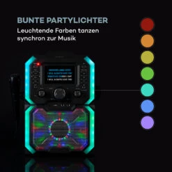 Rockstar Plus Karaoke-Anlage Karaokemaschine BT USP CD LED-Show RCA -Haushaltsgeräte Förderung 10035746 de 0006 logo