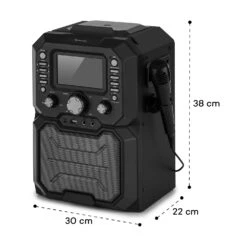 Rockstar Plus Karaoke-Anlage Karaokemaschine BT USP CD LED-Show RCA -Haushaltsgeräte Förderung 10035746 yy 0009 logo