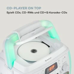 StarMaker Plus Karaoke-Anlage Karaokemaschine Bluetooth USB CD LED-Show RCA -Haushaltsgeräte Förderung 10035747 de 0005 logo