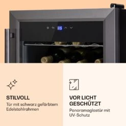 Ultimo 16 Uno Weinkühlschrank 42l Touch-Bedienfeld 16 Flaschen 5-18°C 14 Ultimo 16 Uno Weinkühlschrank 42l Touch-Bedienfeld 16 Flaschen 5-18°C -Haushaltsgeräte Förderung 10035777 de 0004 logo
