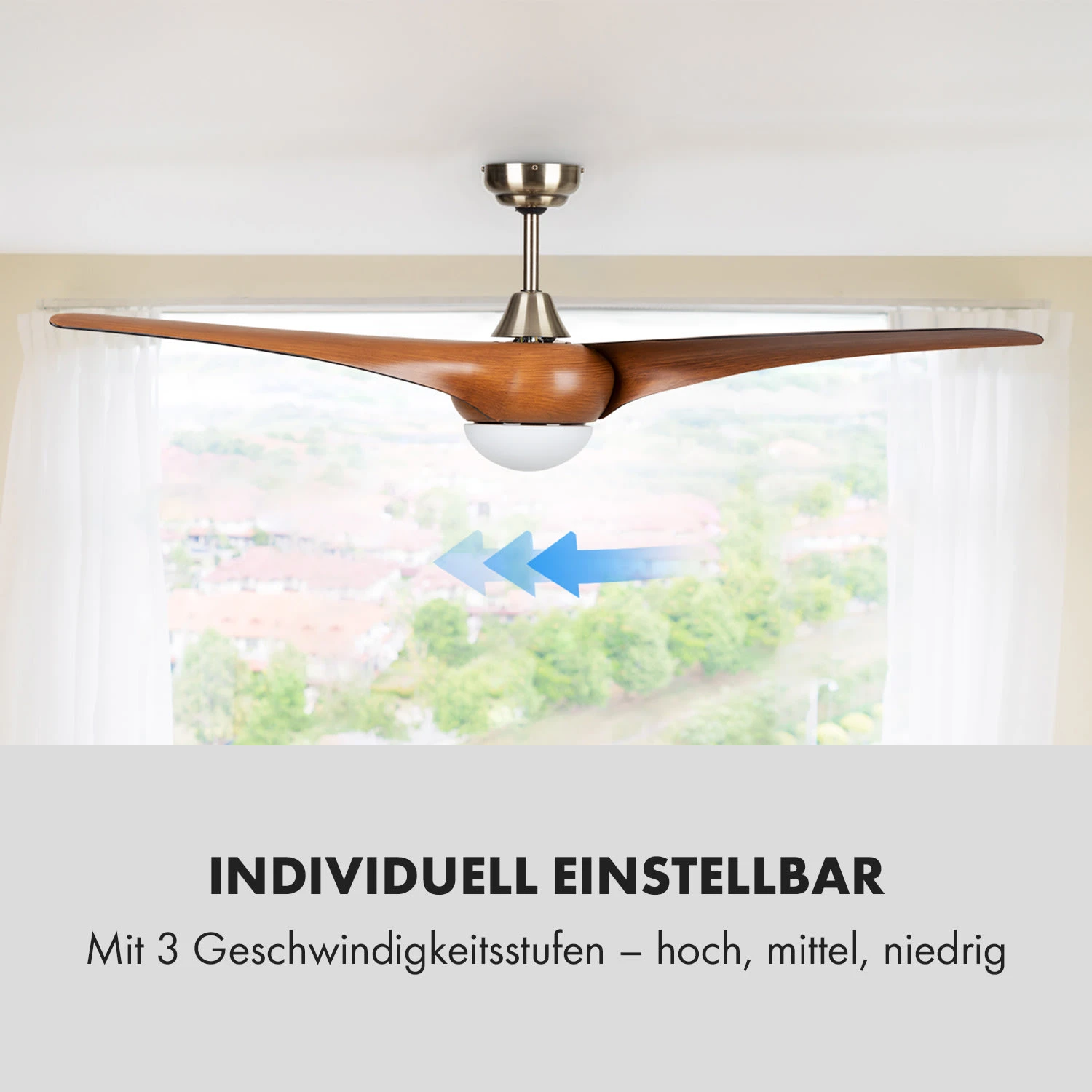 Monteverde Deckenventilator Deckenleuchte 52" 8.376m³/h 3 Flügel 7 Monteverde Deckenventilator Deckenleuchte 52" 8.376m³/h 3 Flügel - Image 5