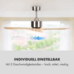 Santa Elena Deckenventilator 52" 9.060m³/h 3 Echtholzflügel -Haushaltsgeräte Förderung 10035789 de 0005 logo