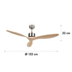 Santa Elena Deckenventilator 52" 9.060m³/h 3 Echtholzflügel -Haushaltsgeräte Förderung 10035789 yy 0007 logo