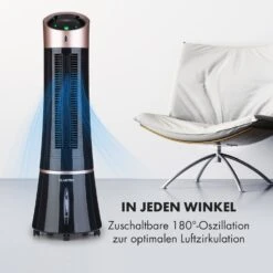 Skyscraper Ice 4-in-1 Luftkühler Ventilator 210 M³/h 30 W Oszillation Mobil Fernbedienung -Haushaltsgeräte Förderung 10035835 de 0005 logo