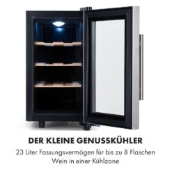 Reserva 8 Uno Weinkühlschrank 23 Ltr 8 Fl 11-18 °C 26 DB Edelstahl -Haushaltsgeräte Förderung 10035864 de 0003 logo