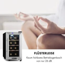 Reserva 8 Uno Weinkühlschrank 23 Ltr 8 Fl 11-18 °C 26 DB Edelstahl -Haushaltsgeräte Förderung 10035864 de 0005 logo