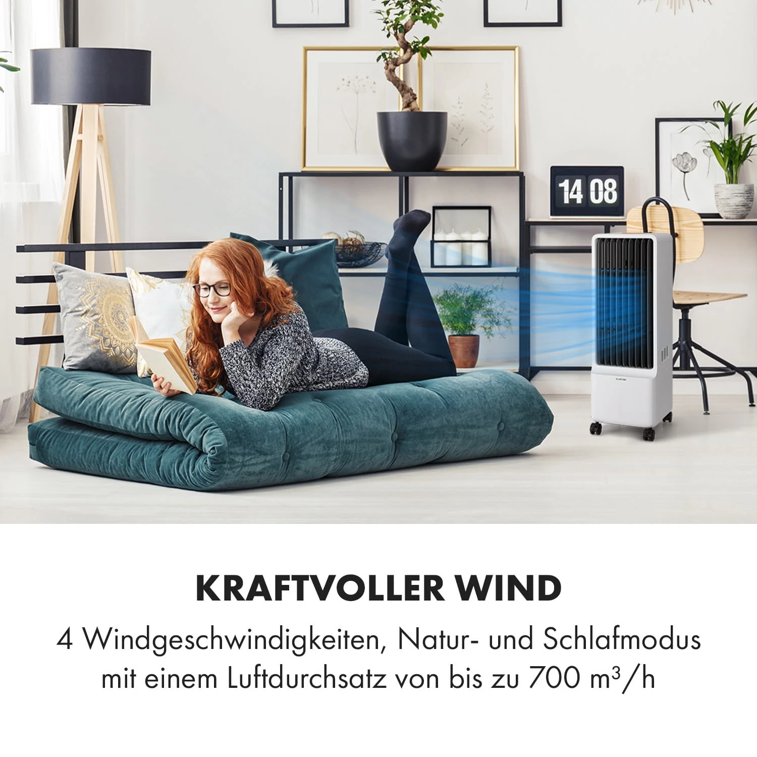 Maxflow Smart 3-in-1 Luftkühler Ventilator 5L WiFi Fernbedienung 6 Maxflow Smart 3-in-1 Luftkühler Ventilator 5L WiFi Fernbedienung - Image 4