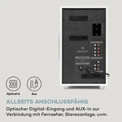 Areal 525 DG 5.1-Surround-System 125W RMS Opt-In BT USB SD AUX Fernbedienung -Haushaltsgeräte Förderung 10036136 de 0007 logo